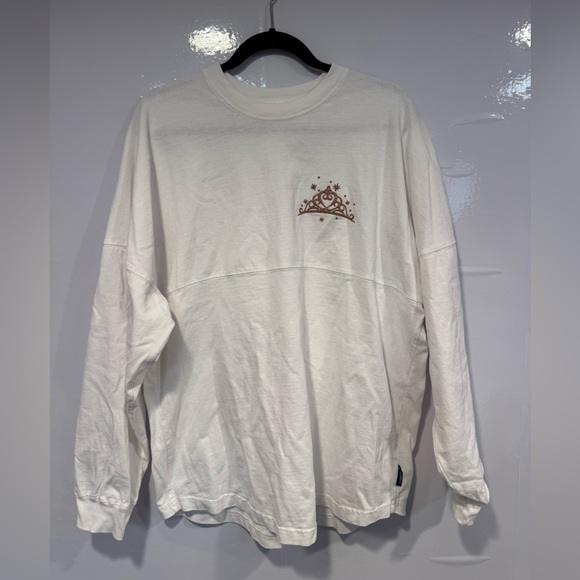 Disney Tops - White Bibbidi Bobbidi Boutique Disney Spirit Jersey size medium